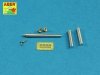 Aber 35L-198 Armament for British Vickers Medium Tank MK I OQF 3 pdr Vickers x1 pcs. 0.303 Vickers x2pcs. (1:35)